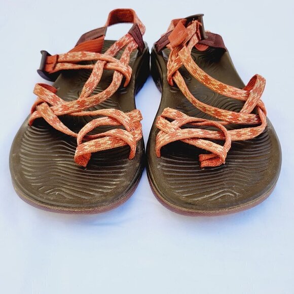 Chaco Orange ZX3 Classic Sandals - Women's sz 11 - Picture 2 of 9